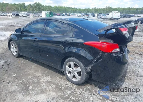 2013 Hyundai Elantra Gls из США, поврежденный, VIN 5NPDH4AE6DH266014